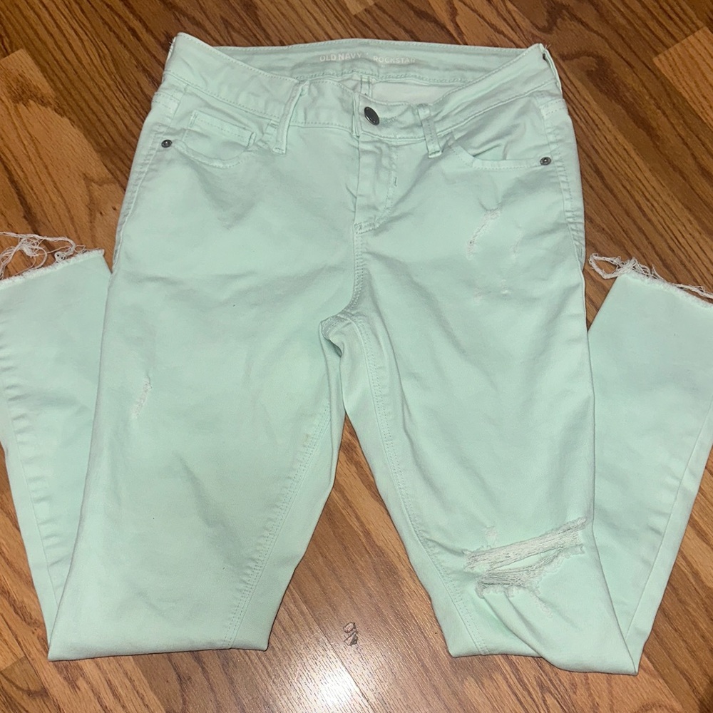 Old Navy Mint Green Distressed size 2